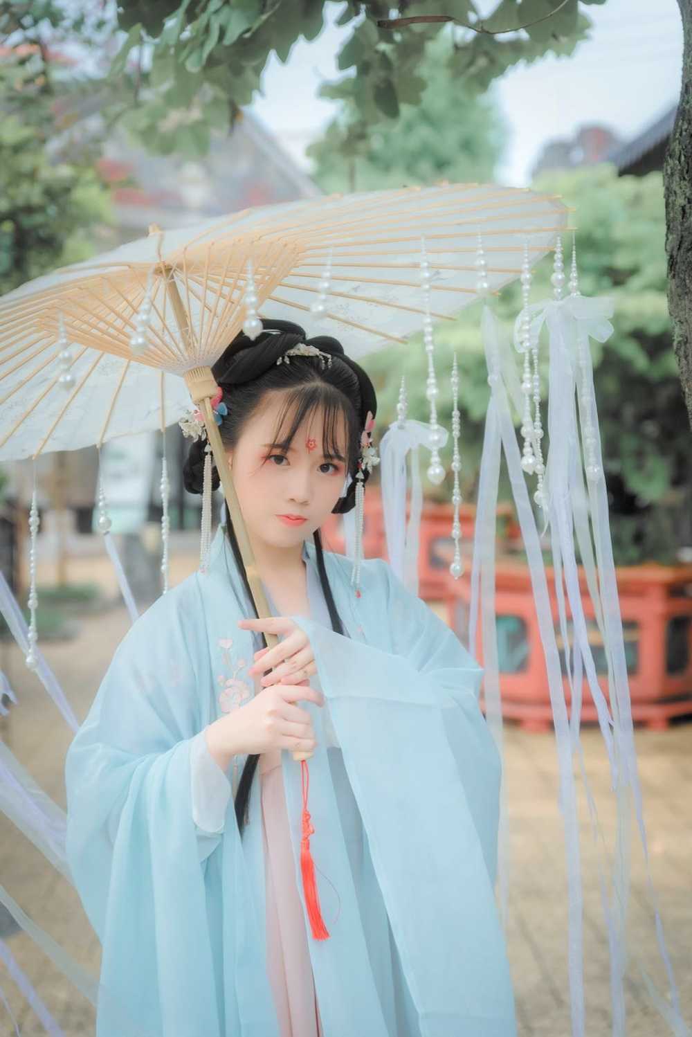 汉尚华莲月痕汉服