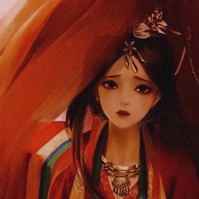 古风动漫女头像 仙歌音 玉笛灵 酒盏玉露清?