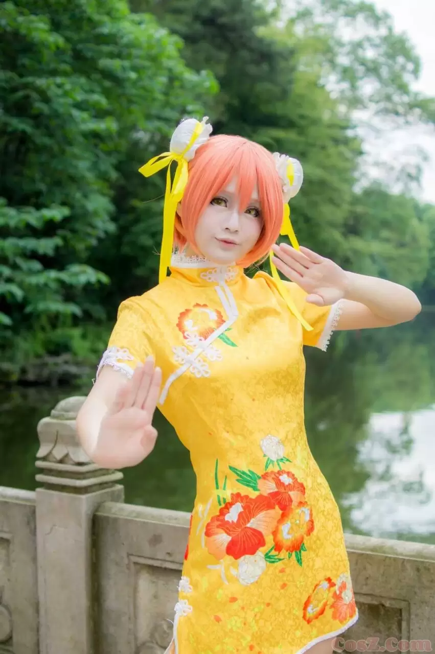 《C站·第133期》星空凛旗袍未觉醒Cosplay