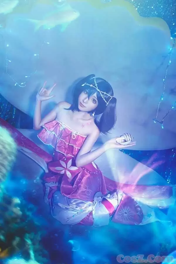 《C站·第112期》珍珠贝中间的美人鱼矢泽妮可病娇少女！嘤嘤嘤！