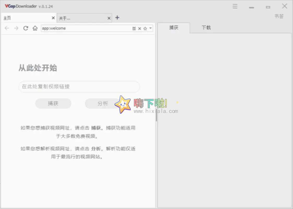 VCap Downloader v0.1.35.6662 多语言便携版视频下载工具免费下载