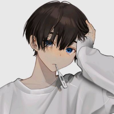 潮流帅气的男生动漫头像冷酷忧伤，笑着笑着笑成了冰冷的角色