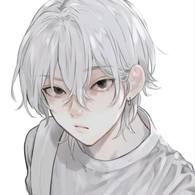 潮流帅气的男生动漫头像冷酷忧伤，笑着笑着笑成了冰冷的角色