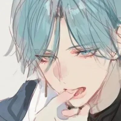 潮流帅气的男生动漫头像冷酷忧伤，笑着笑着笑成了冰冷的角色