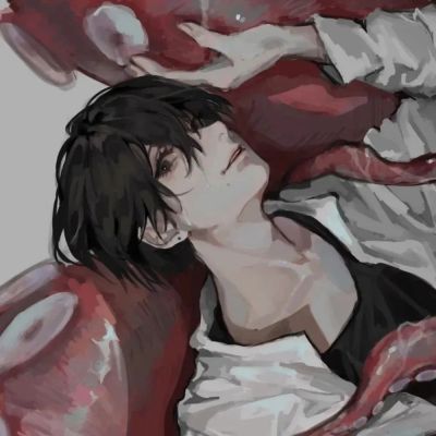 潮流帅气的男生动漫头像冷酷忧伤，笑着笑着笑成了冰冷的角色