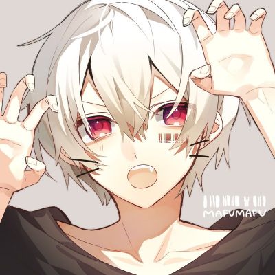 好看二次元男生头像，在阳光下用力的微笑