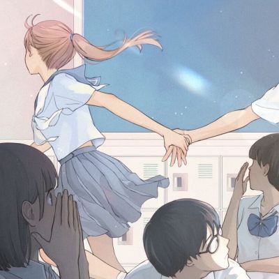 幸福生活的标配动漫情侣头像一左一右比较清新